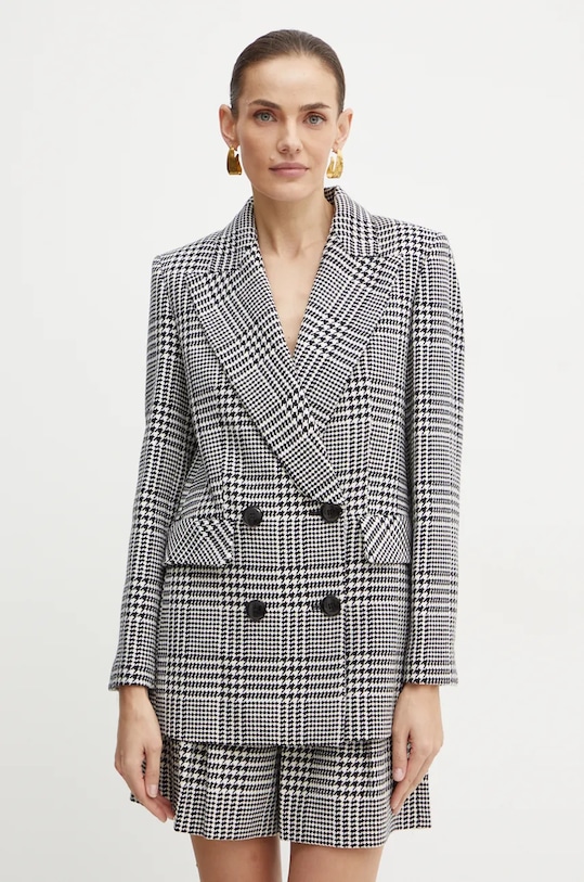 Luisa Spagnoli geaca de lana STAZIONE cu captuseala negru 541211