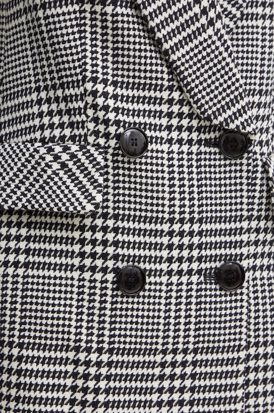 Luisa Spagnoli geaca de lana STAZIONE 541211 negru