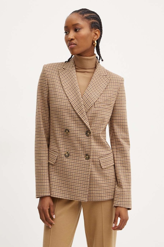 Sako Weekend Max Mara pletenina hnědá 2425916012600