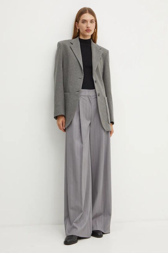 Пиджак Weekend Max Mara 2425916022600 серый AW24