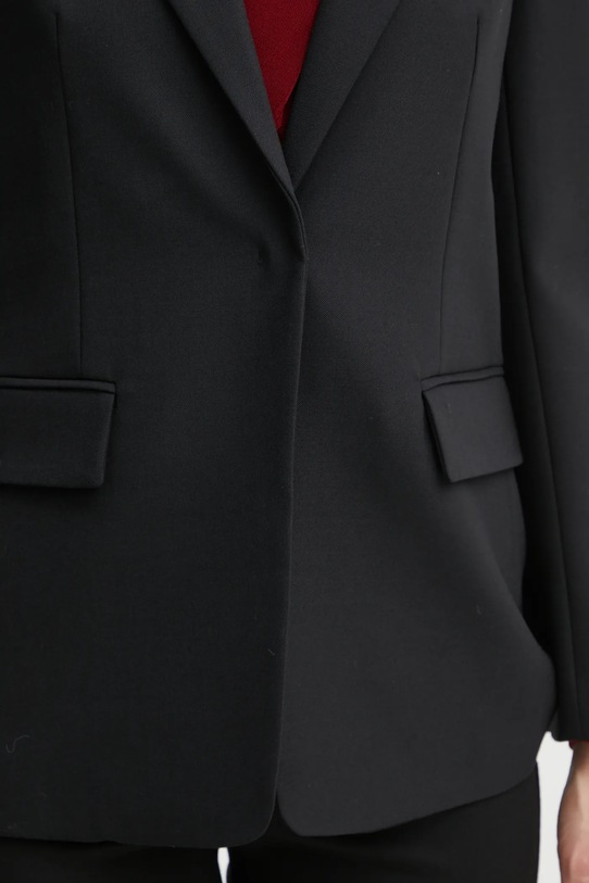 Patrizia Pepe marynarka z domieszką wełny 2S1504.A475 czarny