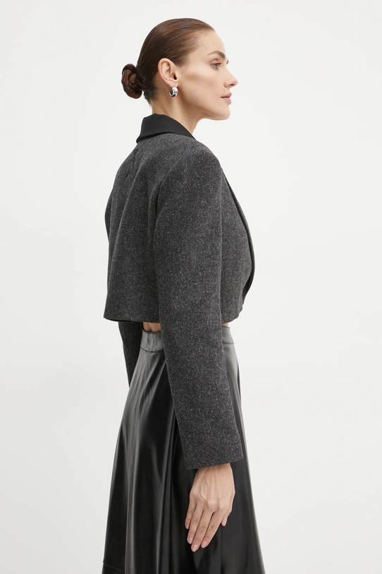 Patrizia Pepe blazer con aggiunta di lana grigio 2S1505.A485