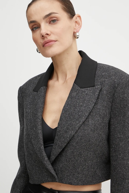 Patrizia Pepe blazer con aggiunta di lana 2S1505.A485 grigio