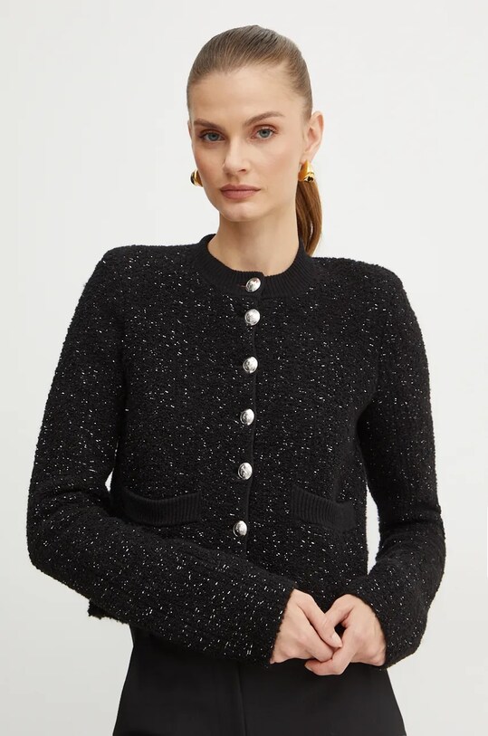 Patrizia Pepe geaca de lana negru 2S1510.K229