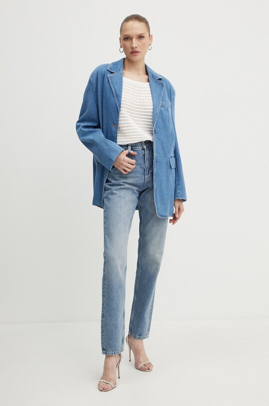 Джинсовый пиджак Bardot ABI 91401JB голубой AW24