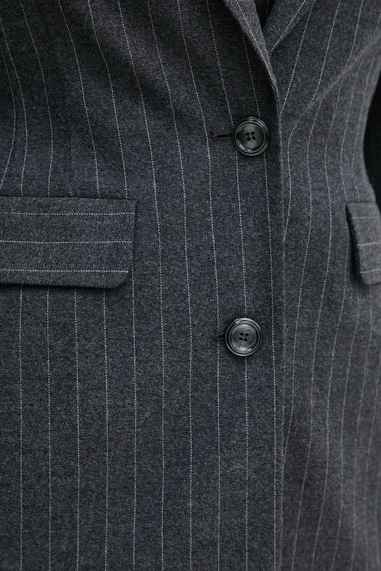 United Colors of Benetton marynarka 2KHSDW02H szary