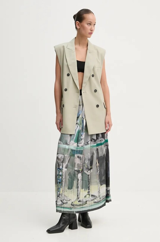 Шерстяной жилет IRO WP07ANILAH бежевый AW24