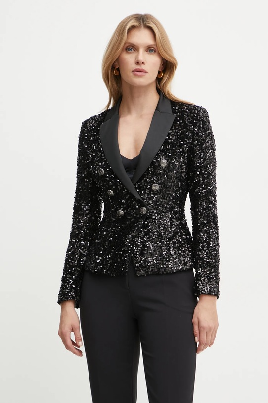 Σακάκι Elisabetta Franchi ύφασμα μαύρο GI09847E2