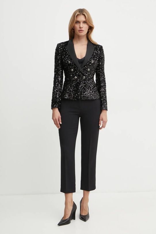 Σακάκι Elisabetta Franchi GI09847E2 μαύρο AW24