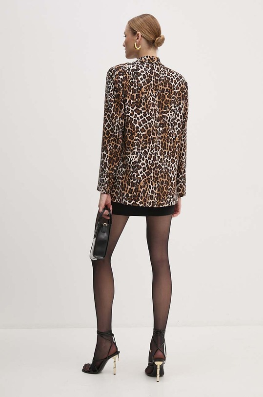 Ρούχα Σακάκι Elisabetta Franchi GI12047E2 καφέ