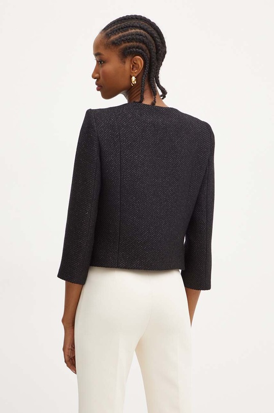 Îmbrăcăminte Elisabetta Franchi sacou din lana GI12147E2 negru