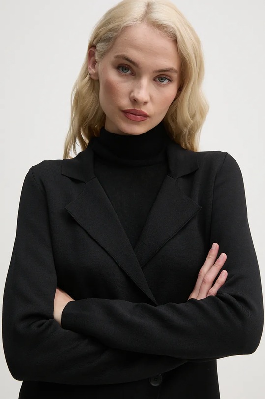 Σακάκι Sisley 112AM601Y μαύρο