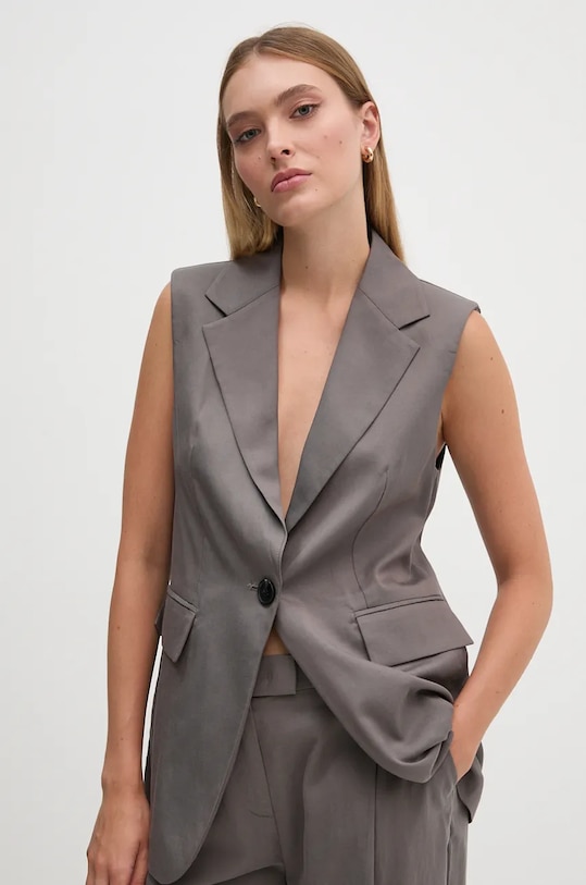 Sisley sacou 2TKDLJ00M gri AW24