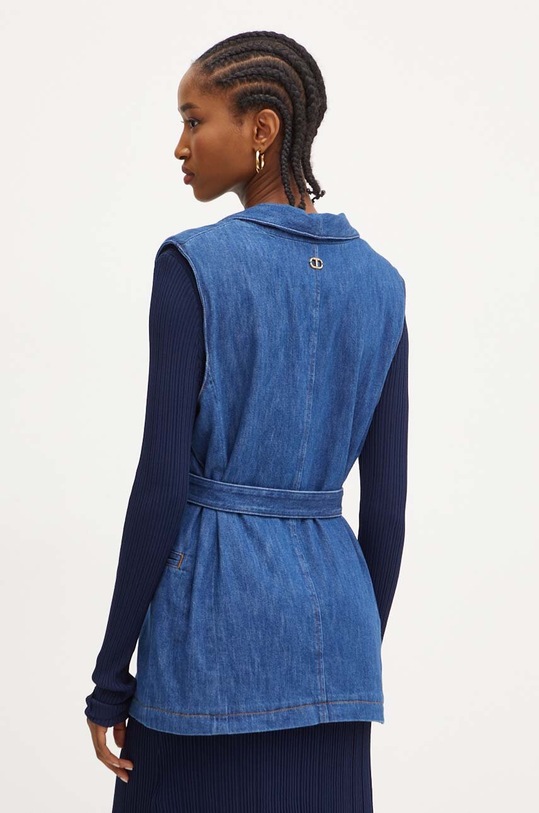 Oblečení Džínová vesta Twinset 242TP2611 modrá