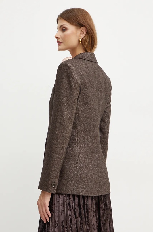 Odzież Marella marynarka z domieszką wełny 2423046012200 brązowy