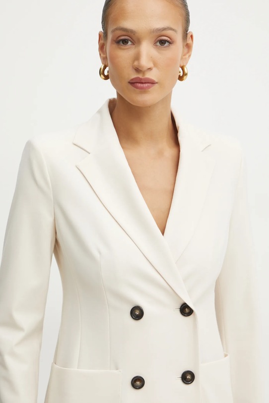 Піджак з домішкою вовни Marella бежевий 2423046052200