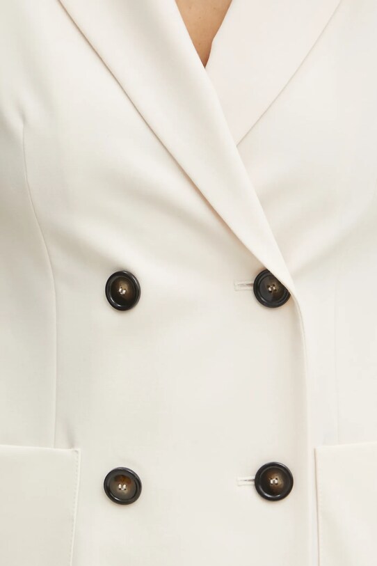 Піджак з домішкою вовни Marella 2423046052200 бежевий