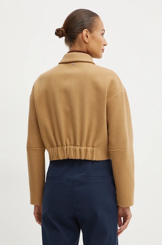 Oblečení Vlněný kabát BOSS 50527100 béžová