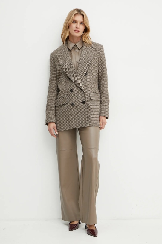 Vlněné sako MAX&Co. 2426046044200 hnědá AW24