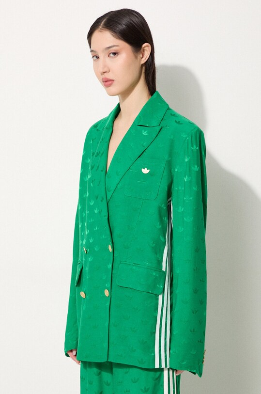 adidas Originals marynarka Jaquard Blazer zielony IX0944
