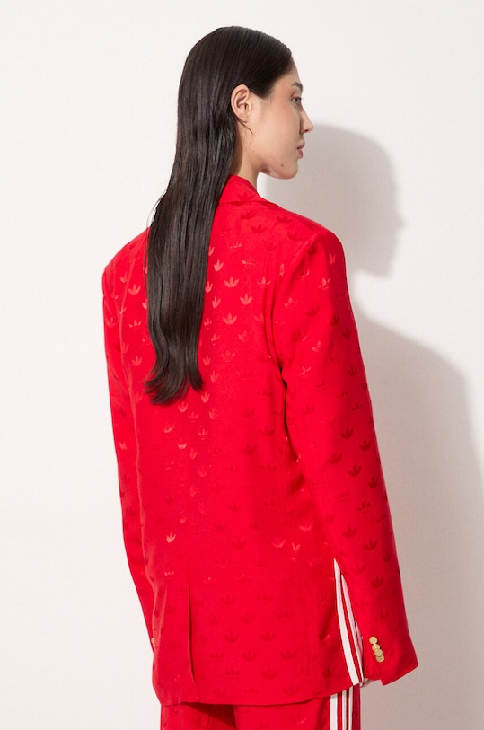 Odzież adidas Originals marynarka Jaquard Blazer JJ2171 czerwony