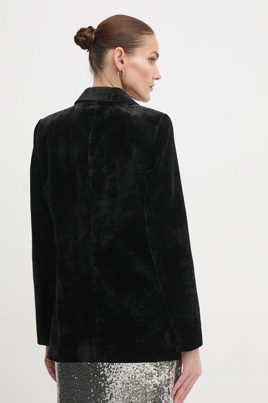 Ρούχα Σακάκι από βελούδο Sisley 21EULW02M μαύρο