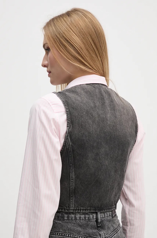 Одежда Джинсовый жилет Sisley 22W2LJ00O серый