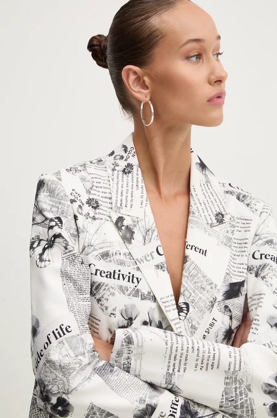 Σακάκι Desigual BRATISLAVA λευκό 24WWEW52