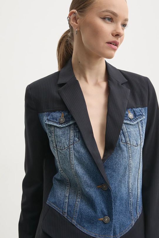 Desigual sacou din lana SEVILLA negru 24WWEW94