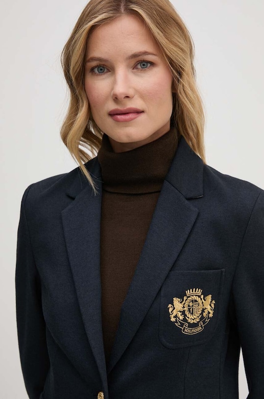 Tommy Hilfiger sacou din lana bleumarin WW0WW42997