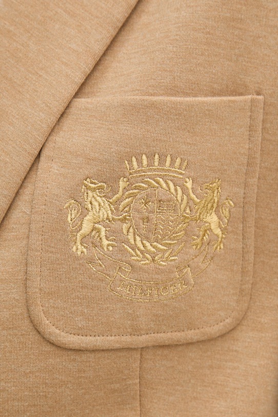 Blazer s příměsí vlny Tommy Hilfiger WW0WW42997 béžová