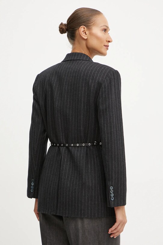 Odzież MICHAEL Michael Kors marynarka wełniana MF4108DF2A szary