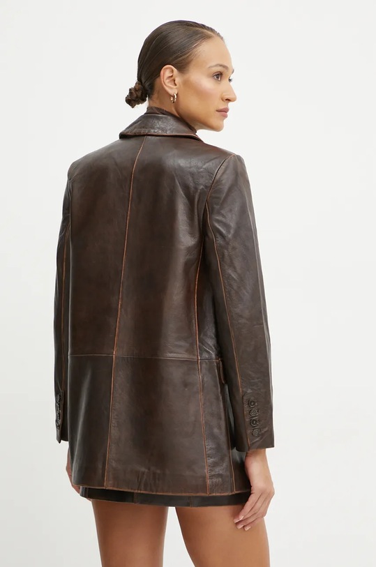 Oblečení Kožené sako MICHAEL Michael Kors MF41090F24 hnědá