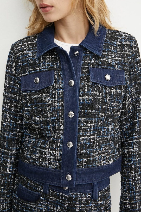 Піджак з домішкою вовни Morgan VCLAR VCLAR темно-синій