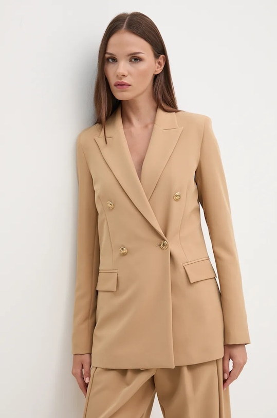 Σακάκι Gaudi ύφασμα μπεζ 421FD35020