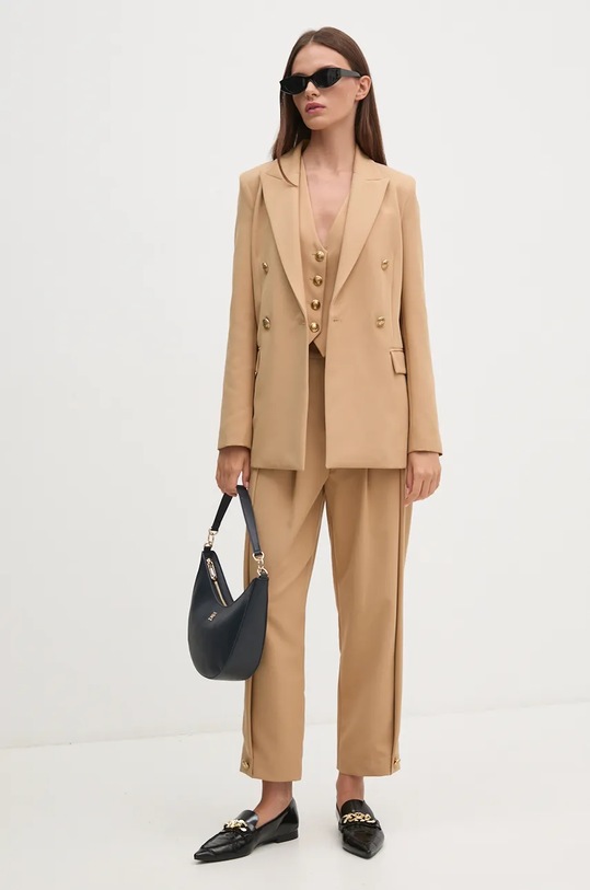 Σακάκι Gaudi 421FD35020 μπεζ AW24