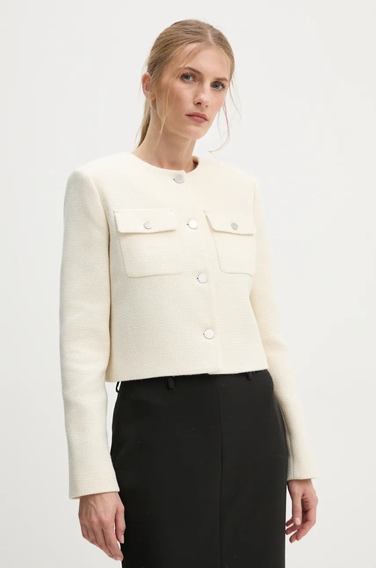 Sako s prímesou vlny Theory s prímesou vlny béžová O0805118