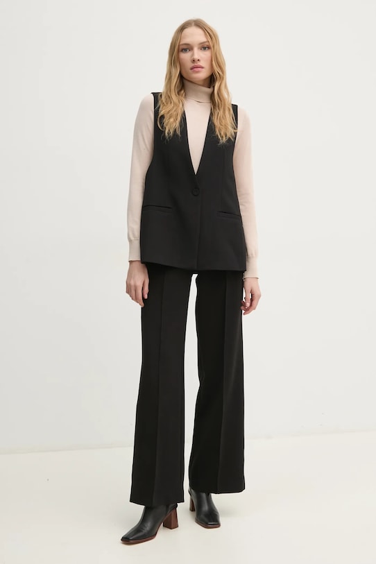 Pedro del Hierro kamizelka 7318941 czarny AW24