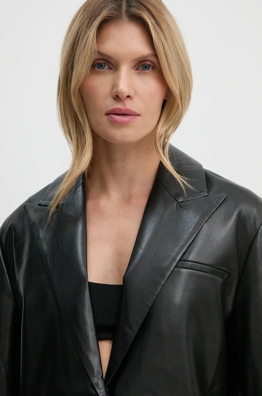 Nanushka blazer AIDULA black NW24PFSG11351