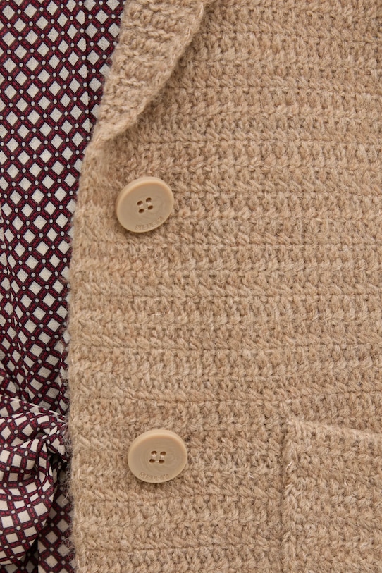 Sisley cardigan din amestec de lana 1176M602D bej