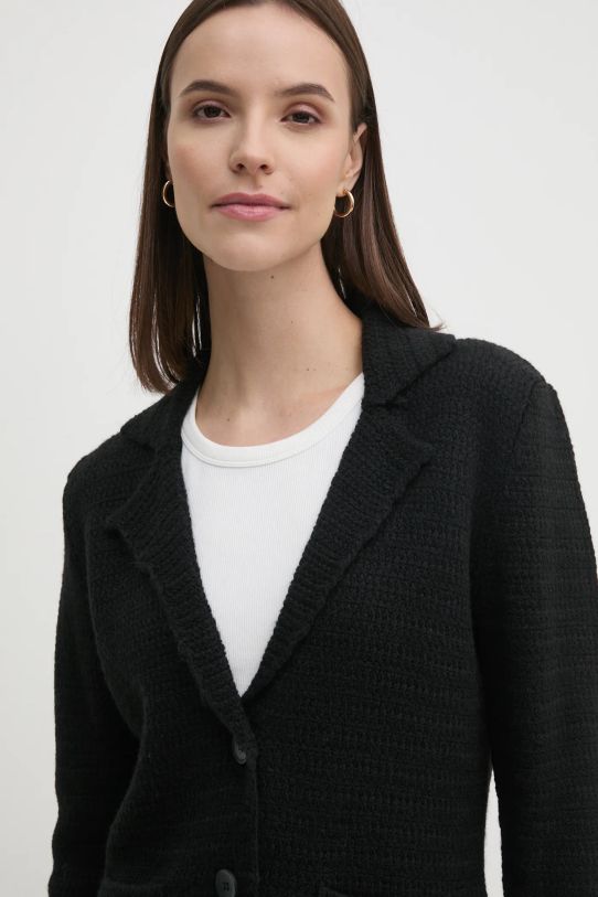 Sisley cardigan din amestec de lana negru 1176M602D