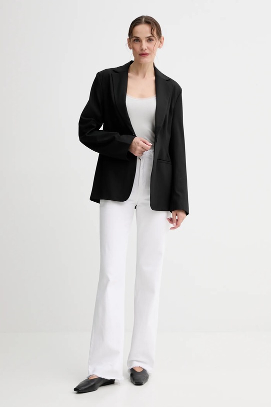 Samsoe Samsoe marynarka Saliza F24300007 czarny AW24