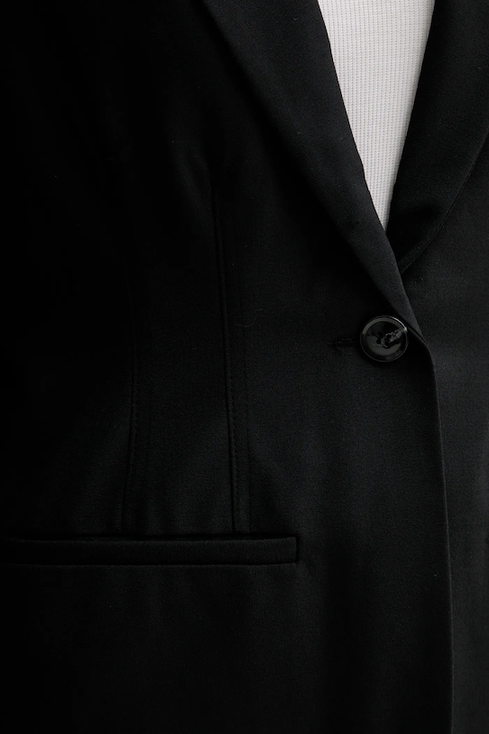 Samsoe Samsoe marynarka Saliza F24300007 czarny