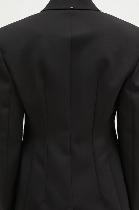 Вълнено сако Sportmax Echi 2422046042600 черен