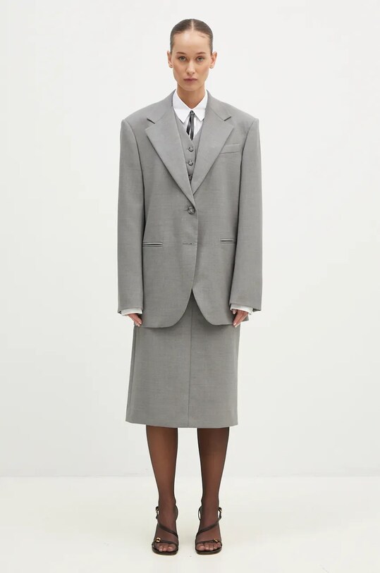Vuneni prsluk Sportmax Adesso1234 2422156012600 siva