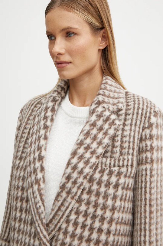Μάλλινο σακάκι Forte Forte μπεζ 13206.mycoat