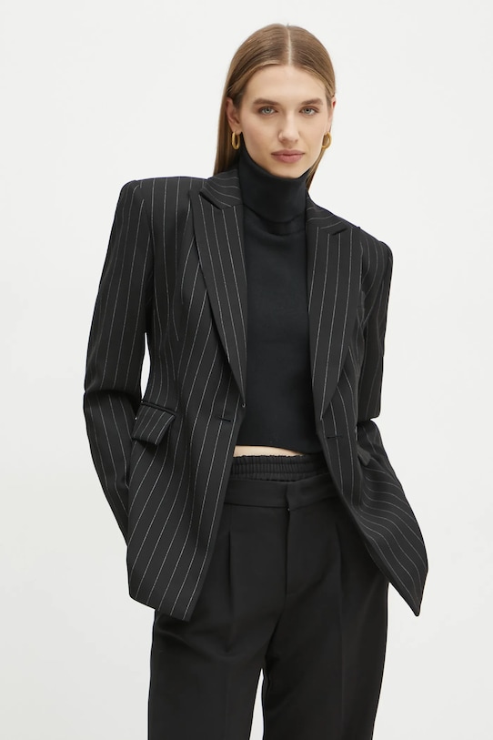 La Mania marynarka IBIZA tkanina czarny IBIZA