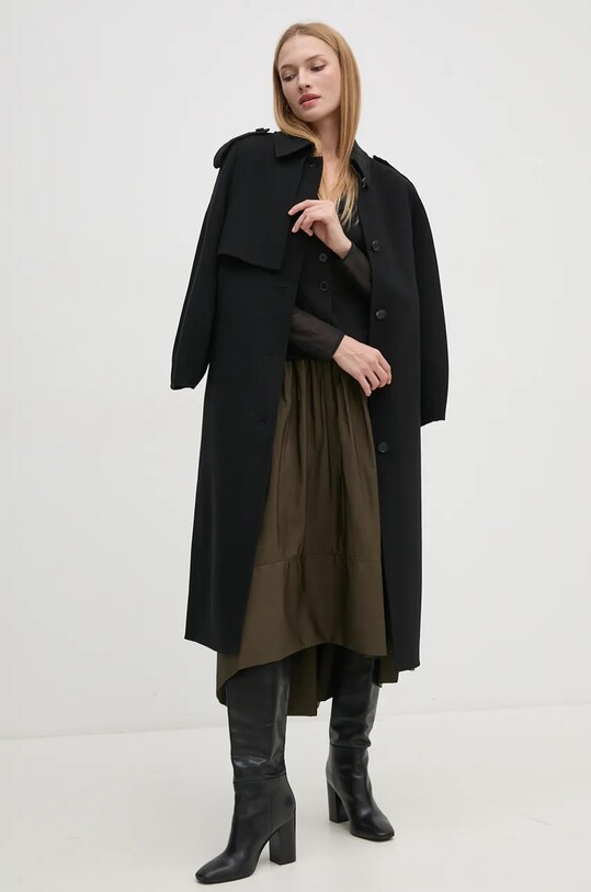Sandro Ferrone camasa SFS23YBEBLETILLA negru AW24