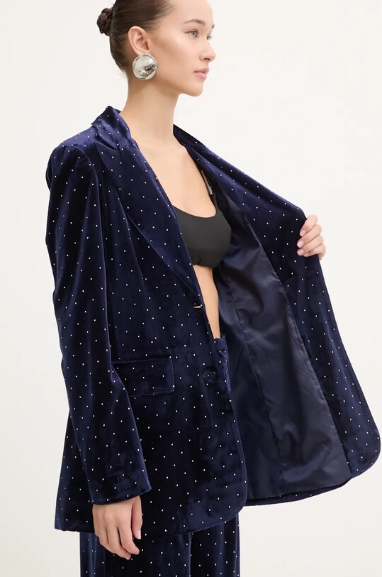 Never Fully Dressed marynarka Navy Hot Fix Blazer NFDOU395
