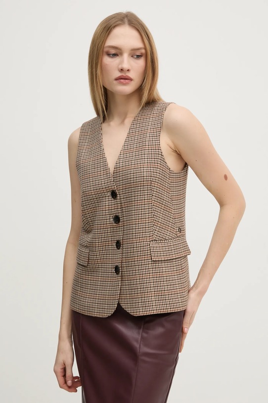 Γιλέκο Pedro del Hierro μπεζ 7318945